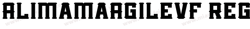AlimamaAgileVF Regul字体转换